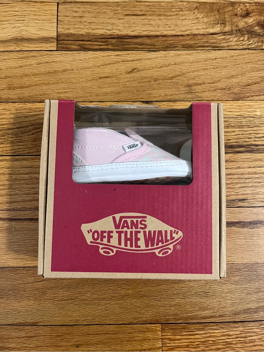 Vans Pink Checkerboard Slip-On Crib Shoe